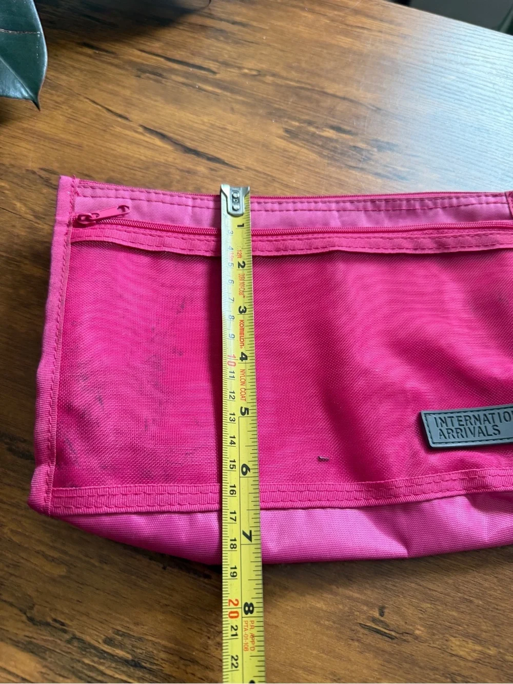 International Arrivals Pink Travel Pouch